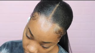 Watch Me: 24" Synthetic Barbie Ponytail 2022| Beauty Supply Hair| Mim Heat On 4C Hair| Beautywi
