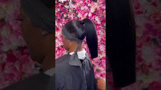 Blunt Cut  This Is So Pretty Ponytail  #Wigs #Recoolhair #Shorts