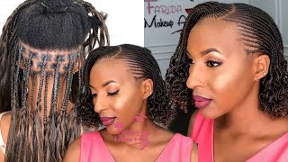Most Beautiful Hairstyle For Ladies Micro Curly Hairstyle | Jinsi Ya Kusuka Nywele Nzuri Yenye Wimbi