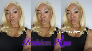 Watch Me Install: Best Affordable Amazon 613 13X4 Frontal Wig | Install + Review (Fashion Plus Hair)