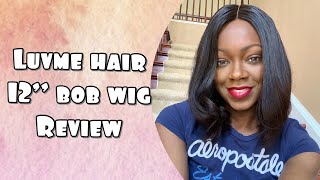 Luvme Hair Bob Closure Wig Review | Protective Style Stretching Relaxed Hair #Relaxedhair #Luvmehair