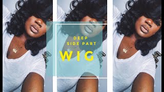 Natural Looking Wig| Deep Side Part|Gossip Hair