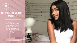 How I Style A Bob Wig From Start To Finish | Easy Tutorial  |Sudemdy