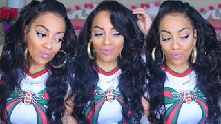 Lace Front Wig Install | No Glue, Tape Or Gel! Issa Look Girl Feat Cynosure Hair Aliexpress