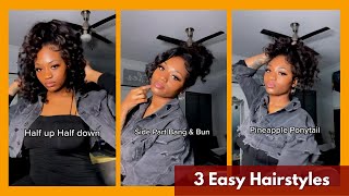 3 Styles In One Unit!13X4 Loose Deep Wave Lace Frontal & Bundles  Hd Melt Lace #Elfin Hair