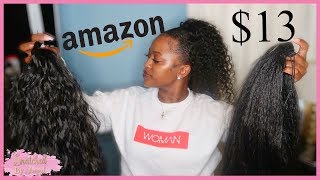 Trying Cheap Ponytails From Amazon!!