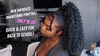 Recreating My Drawstring Ponytail Video From 2 Yrs Ago But Better | Danxelle Lesha