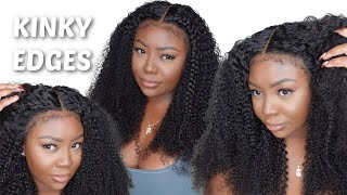 New! The Most Realistic Hairline? | No Work Needed Kinky Curly Baby Hair Wig?| Nadula Hair