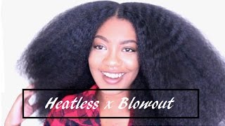 Heatless Blowout |Natural Hair