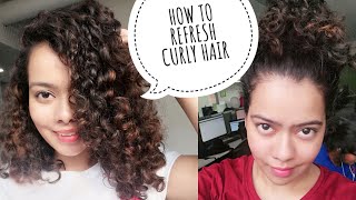 How To Maintain Curly Hair For Day 2,3 And 4 And How To Retain Curls  While Sleeping