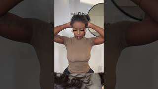 Trending Clip In Extensions Install | Silky Straight Hairstyle | Protect Natural Hair #Elfinhair