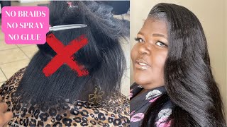This Made Me Baldheaded  | Natural 4C Hair | Tape Ins With Short Hair |Ywigs | Joyamor