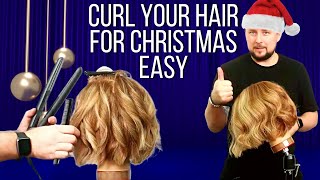How To Curl A Bob Haircut With Straighteners For Christmas 2022 Hair Trends