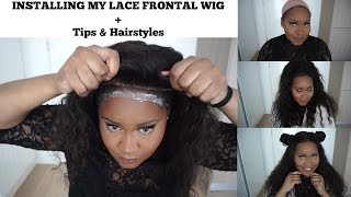 How To Use Got2B Gel On Lace Frontal + Hairstyles