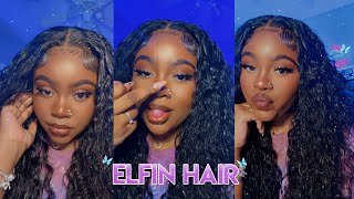 I Love Me A Hd Lace Closure! | Ft. Elfin Hair | Water Wave Wig Install