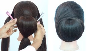 Very Easy Hairstyle For Ladies || Hairstyle For Thin Hair || Cute Hairstyles || Updo Hairstyles