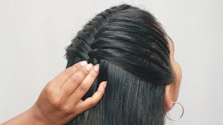 Simple Hairstyle For Wedding/Party || Hairstyles For Girls || Hair Style Girl || Hairstyles