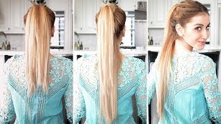 How To Fake A Longer Ponytail | Fancy Hair Tutorial
