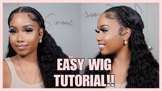 Detailed Water Wave Frontal Wig Install + Popular Hairstyle Tutorial | Ft. Yolissa Hair