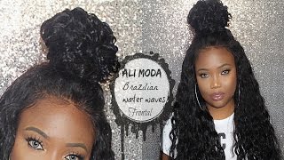 Ali Moda Hair Review | Brazilian Water Waves With A Lace Frontal