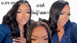 Quick And Easy 16 Inch Body Wave Wig!  Ft Alipearl Hair