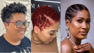 21 Trendiest Short Natural Hairstyles For Black Women With Short Hair For A Cool Style  2023 | Wendy