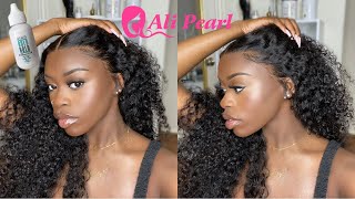 Detailed Frontal Wig Install & Lace Melt (No Bald Cap) + Baby Hairs Ft Alipearl Hair