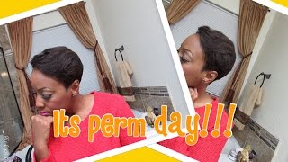 Short Hair Style: Its Perm Day!