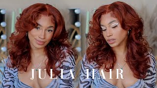 Auburn Red Wig Install Ft Julia Hair