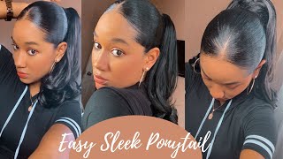 How To: Sleek Ponytail *Amateur Edition* (Short Hair)
