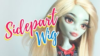 How To Make A Doll Wig | Basic Sidepart | Mozekyto #3
