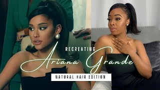 Ariana Grande Position | Watch Me Recreate  90'S Inspired Ponytail Natural Hair Look |Kathy Dor