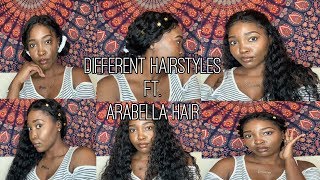 How To.. Style 360 Lace Frontal Ft. Arabella Hair | Hairstyles Tutorial | Must Watch | Lifeofnjk