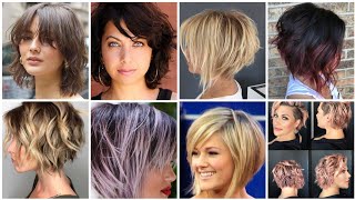 44+Latest Short Hair Cuts And Hair Trendy For Women Over 40-50-60 To Look Gorgeous 2023