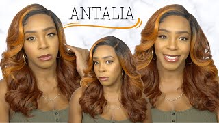 Outre Synthetic Hair Sleeklay Part Hd Lace Front Wig - Antalia --/Wigtypes.Com