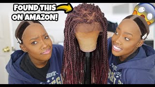  I Found This Triangle Part Lace Twist Wig On Amazon Yall! Is She A Keeper?! | Mary K. Bella