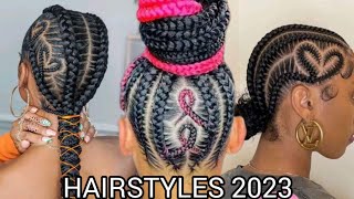  Amazing Cornrows Hairstyles Compilation 2023 | Hair Braiding Styles For African Women #Hairstyle