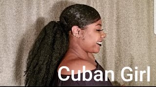 $9 Freetress Equal Synthetic Drawstring Ponytail - Cuban Girl 16