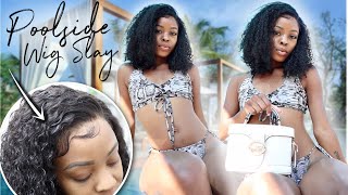 Poolside Baddie *The Perfect Curly Lace Wig For Vacay* 5 Min Spray Install Ft. Rpghair
