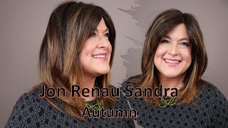 Jon Renau Sandra | New Ombre Color Autumn S6-30A27Ro | Hand-Tied Cap And Super Realistic Synthetic