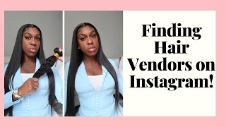 How To Find Wholesale Hair Vendors On Instagram Detailed | Starting Your Own Hair Business