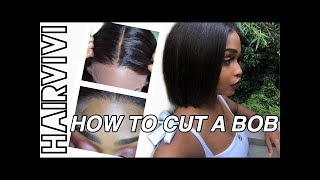 Put On And Go Short Bob Wig Ft  Hairvivi   How To Cut A Short Bob