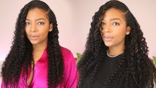 How To Blend Your Leave Out With Curly Extensions | Easy & No Heat | Nadula Brazilian