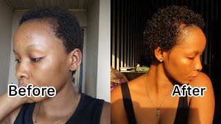 Jerry Curl On 4C Natural Hair | Define Curly Perm |