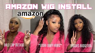 Amazon Wig Install  | Baddies On A Budget ,  From Start To Finish!