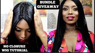 Watch Me Make A No Lace Closure No Hair Out Wig Tutorial For Beginners | Wigsbuy