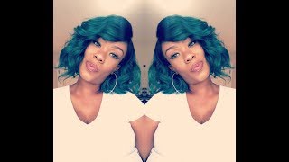 The Stylist Lace Front Wig 4X4 Swiss Lace Silk Top Curly Bob | Samsbeauty