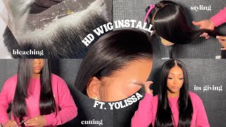 *Detailed* Hd Lace Frontal Wig Install Ft. Yolissa Hair