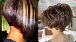 Trendy Stacked Bob Haircut Ideas For Women | Hottest Stacked Haircuts 2022-2023