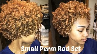 Small White Perm Rod Set On Short/Medium Natural Hair
